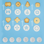 Kit presse à biscuits en acier inoxydable