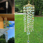 Carillon à vent en verre de cristal Aurora