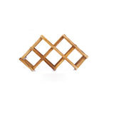 Porte-bouteilles en bois pliable
