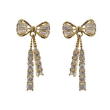 Boucles d'Oreilles Papillon Strass