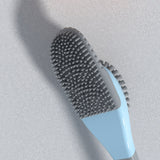 Brosse de toilette à poils doux à long manche