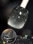 Vernis à Ongles œil de Chat Laser Diamanté