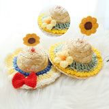 Chapeau de paille pour animaux de compagnie