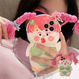 Étui de téléphone drôle de maillot de bain de tresse