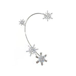 Boucles D'oreilles Diamant Et Zircon Sans Trous
