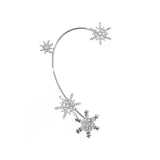 Boucles D'oreilles Diamant Et Zircon Sans Trous