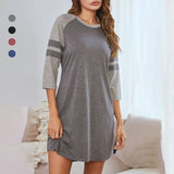 Robe décontractée à panneaux