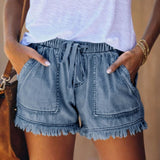 short en Jean décontracté pour femme