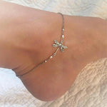 Bracelet de cheville femme libellule insecte