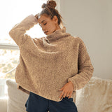 Pull décontracté en peluche