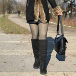 Jambes impeccables Faux collants chauds translucides
