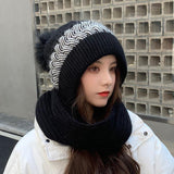 Bonnet épais tricoté tout assorti