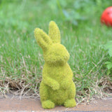 Simulation de Décorations de Lapins Floqués