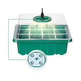 Plateaux de démarrage de graines avec lumière de croissance, 5 ensembles