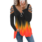 T-shirt En Relief Á Glissière