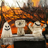 Décoration de citrouille fantôme d'Halloween