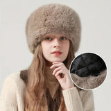 Chapeau melon en fourrure
