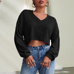 T-shirt Ample à Encolure en V