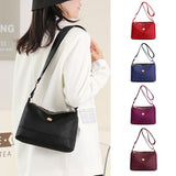 Sac à bandoulière léger et décontracté en tissu de nylon pour femme