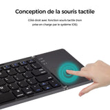 Mini clavier pliable