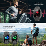 Montre intelligente à trois défenses pour sports de plein air