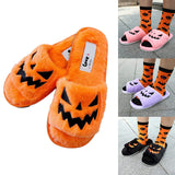 Chaussons en peluche Halloween