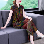 Costume ethnique été femme col V