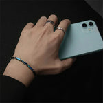 Bracelet Hip Hop En Titane Trempé
