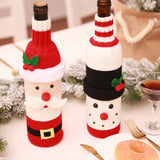 Protecteur de bouteille de vin décoratif de Noël