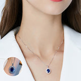 Ensemble de bijoux en saphir