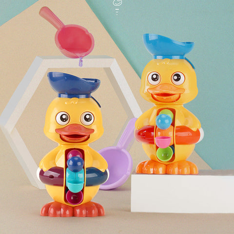 Jouets de bain à roue hydraulique en forme de canard
