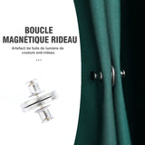 Boucles de Rideau en Métal (3 pièces)