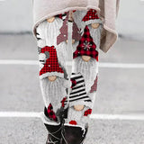 Legging de Noël avec Imprimé Père Noël