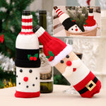 Protecteur de bouteille de vin décoratif de Noël