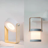 Lampe télescopique en bois créative