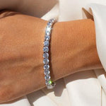 Bracelet de Moissanite Etincelant