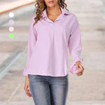 Blouse ample à manches évasées