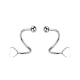 Boucles d'oreilles spirales