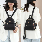 Mini sac à dos de couleur unie