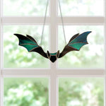 Tentures De Vitraux De Chauve-souris D'Halloween