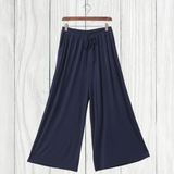 Pantalon Large En Coton Modal