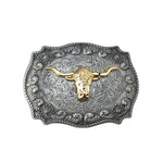 boucle de ceinture en alliage de chapeau de cowboy