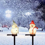 Lampe solaire bonhomme de neige super mignonne