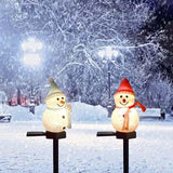 Lampe solaire bonhomme de neige super mignonne