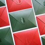 Enveloppe et cartes de Noël