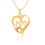 Langues Collier pendentif projection pour mère