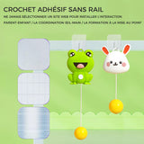 Ensemble portatif d'entraîneur de tennis de table suspendu d'intérieur