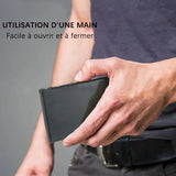 Porte-cartes ultra-fin avec protection contre le vol et la démagnétisation