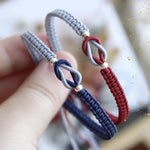 Bracelet Tressé Fait Main Relié