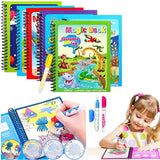 Livre de coloriage de l'eau magique